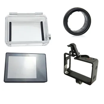 

Suptig LCD Display Screen Mount + Multi-Function LCD Frame Mount+UV Protective lens For Gopro Hero3 3+ 4 Camera