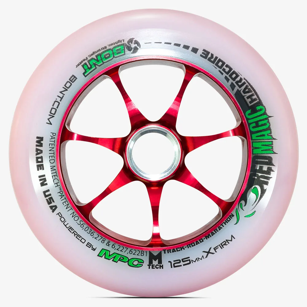 Колеса для роликовых коньков BONT Red Magic Hardcore 2 0|Скейтборд| |