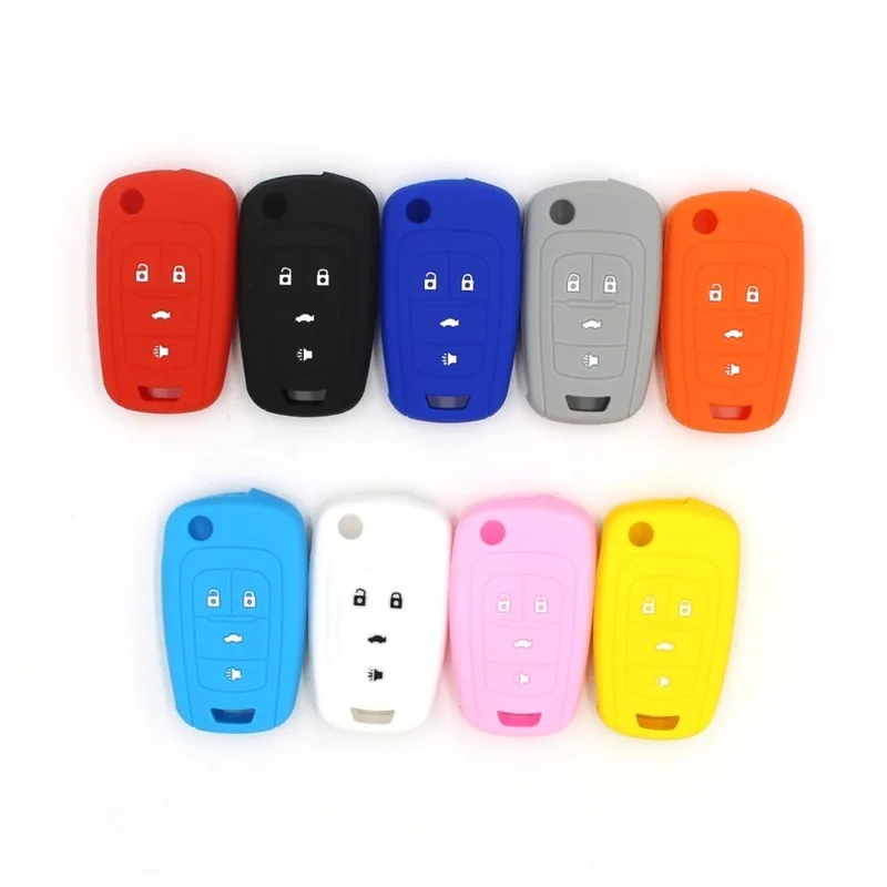Auto Silicone Key Cover Case for Chevrolet For Buick Cruze Aveo Trax Opel Astra Corsa Meriva Zafira Antara J Protection | Автомобили и