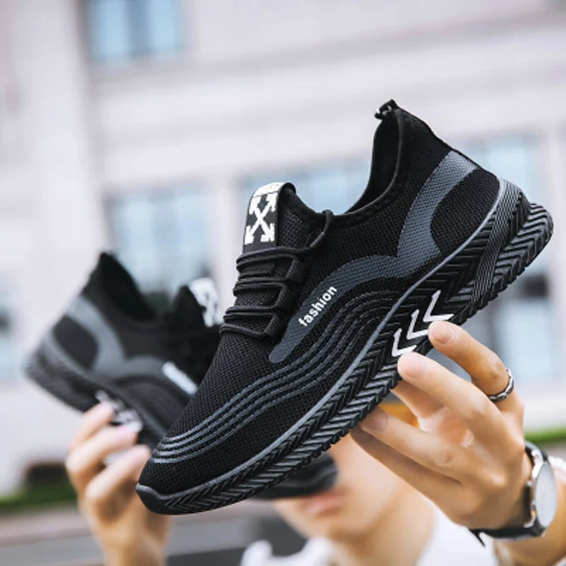 Running Shoes For Men Sneakers Breathable Mesh Outdoor Sport Shoes Wear-resistant Men Casual Upper Sneakers Male Sport Shoes