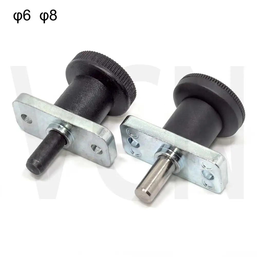 VCN232 인덱싱 플런저, 플랜지 장착형, INDEX PLUNGER 스프링 핀, 플라스틱 손잡이, 6-6 6-14 8-8 8-18