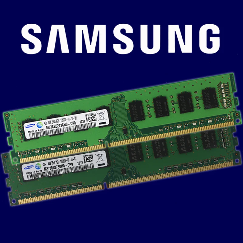 

Samsung PC Memory RAM Memoria Module Computer Desktop 2GB 4GB DDR3 DDR2 PC3 10600 12800 1333MHZ 1600MHZ 2G 4G 1333 1600 RAM 8gb