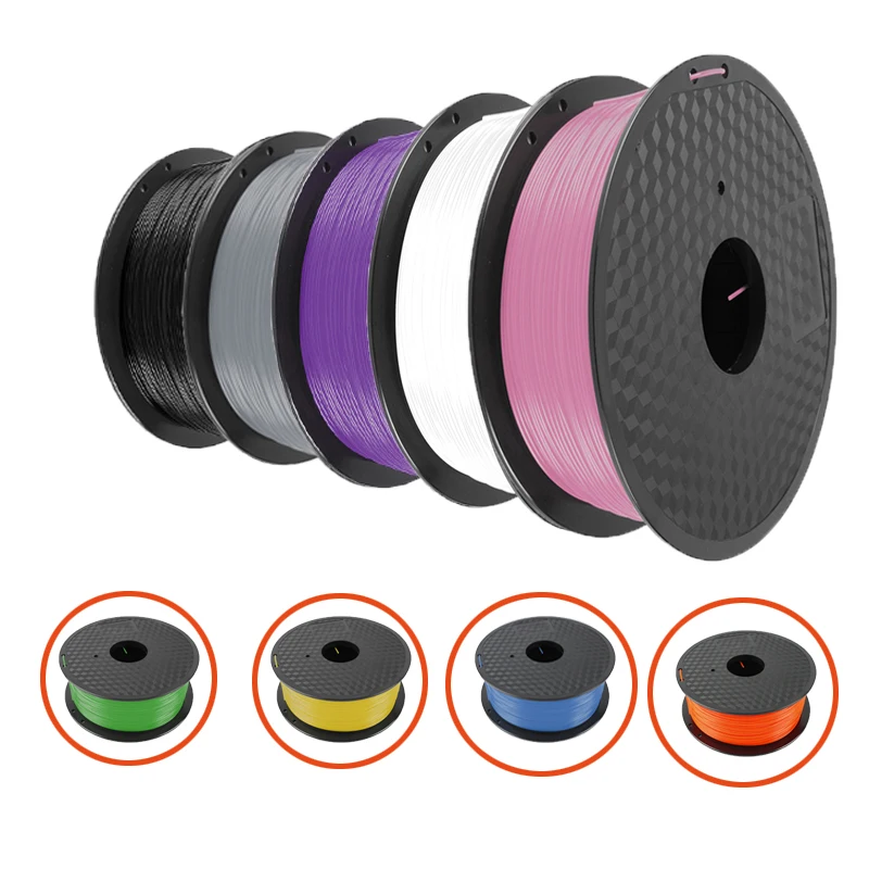1.75mm PLA 3D Printer Filament 1Kg 500g 250g for Choose Multiple Color Plastic Filaments Printing Material For 3D Printing Pen