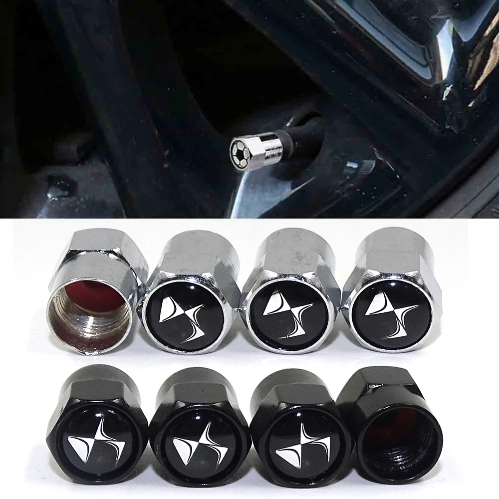 Car Tire Valve Caps Air Tyre Stems Cover 6corners for Citroen DS DS3 4S 5LS DS6 DS7 Auto Accessories Styling | Автомобили и