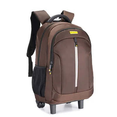 Брендовый рюкзак на колёсах, студенческий багаж, модный рюкзак-интернат, дорожный Многофункциональный чемодан, школьный рюкзак с отделением для ноутбука - Цвет: 2