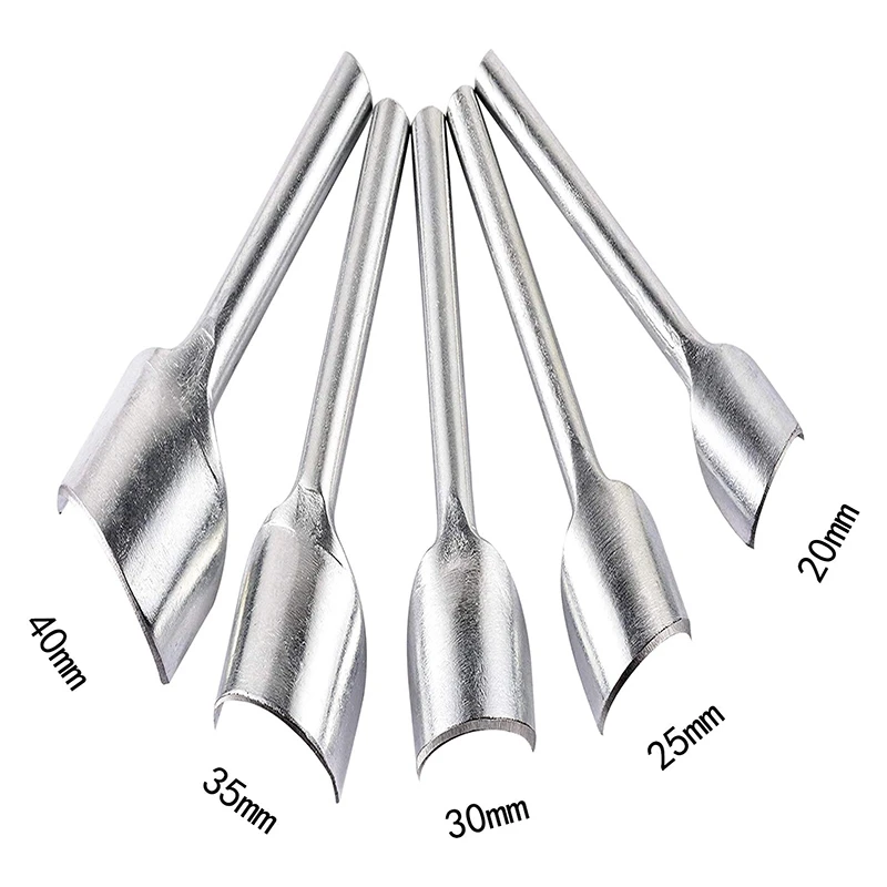 

15 Pieces Leather Craft Tools Half-Round Cutter Punch Round and Oval Shape Hole Punch Cutter Belt Watch Band Gasket Hollow Leath
