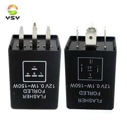 YSY 4Pin 5 Pin Electronic LED Flasher Relay for Turn Signal Bulbs Fix Hyper Flash Rapid Blink Issue For American Car Accessories