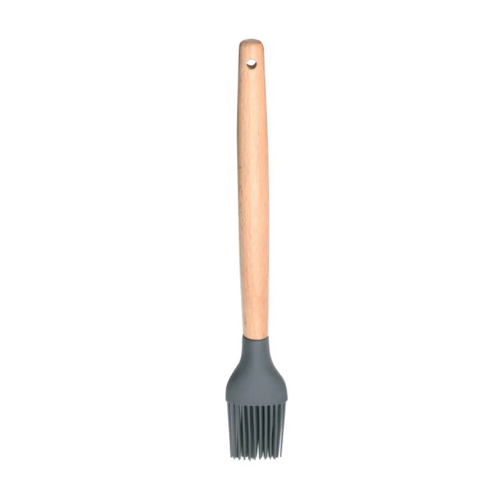 Силиконовые кухонные инструменты кухонные наборы суповая ложка лопатка антипригарная лопата с деревянной ручкой специальный термостойкий дизайн - Цвет: NO.8