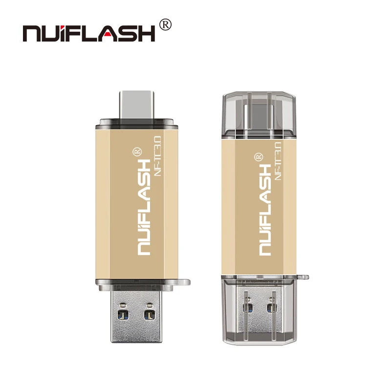 Высокоскоростной флеш-накопитель USB 3,0 OTG type C 64 Гб 128 ГБ Micro Usb накопитель 16 ГБ 32 ГБ USB флеш-накопитель для телефона type-C