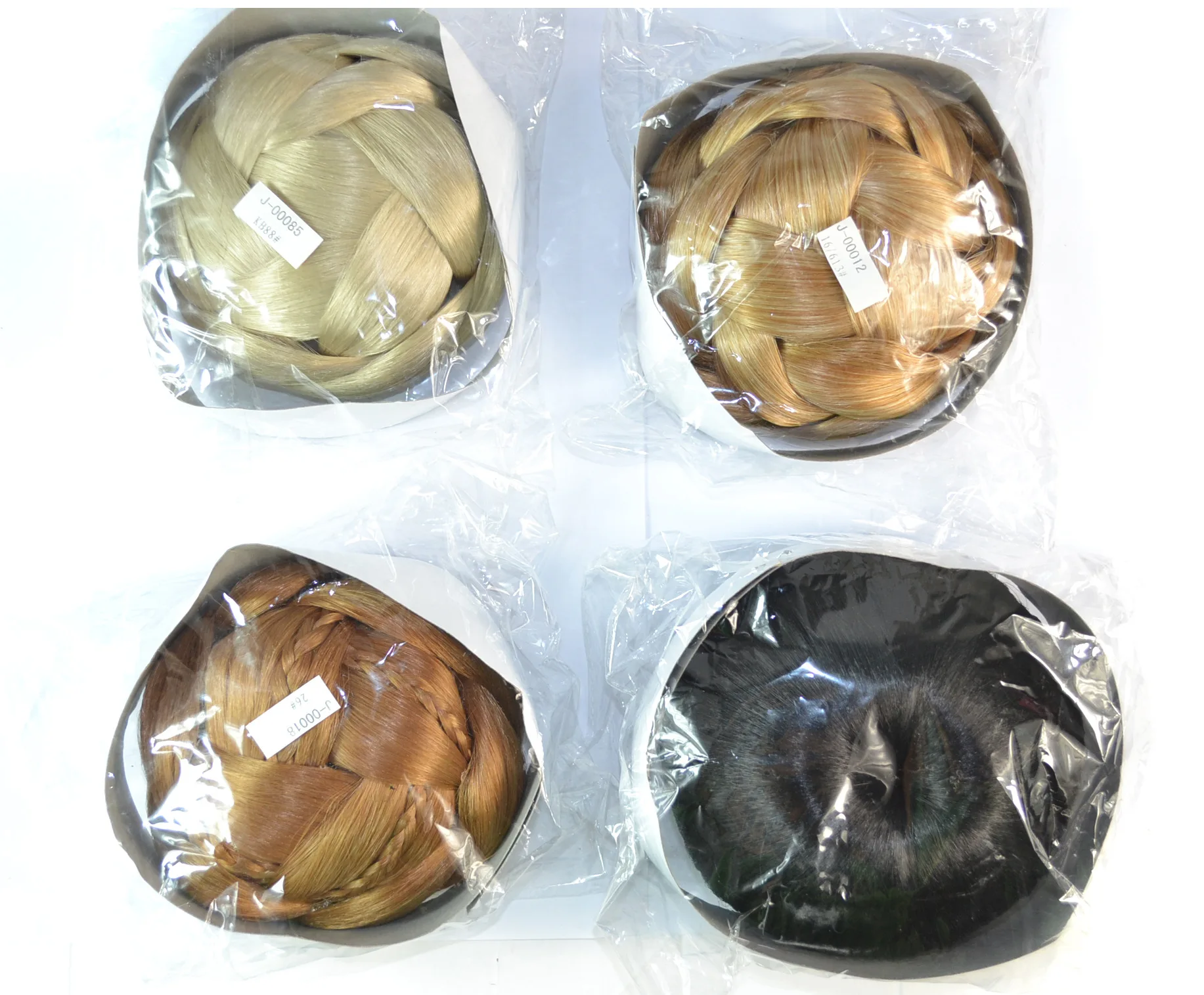 Chignon para Mulher Bun com Pequenas Oval Cabelo Tranças Sintético J121 5 J121 oval cabelo bun com pequenas tranças