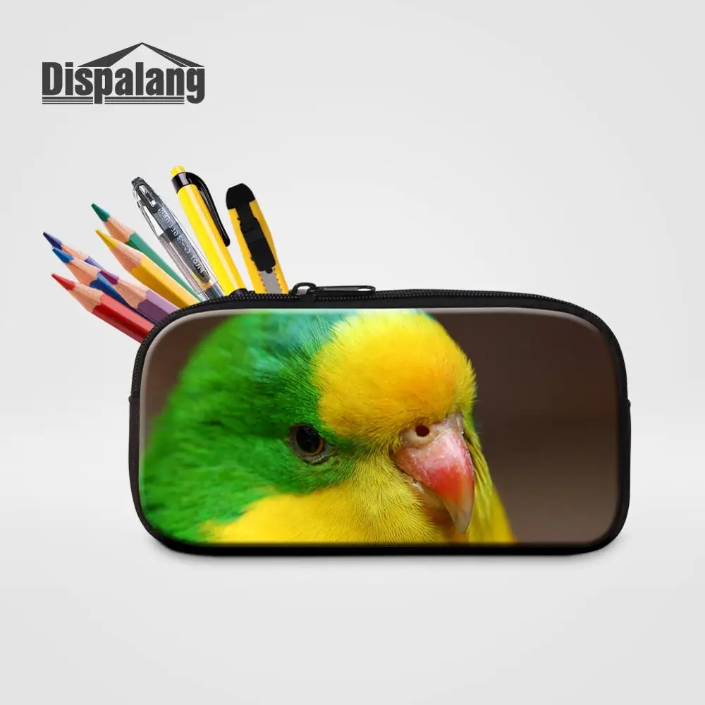 Pencil Case9 Чехол-карандаш для мальчиков и девочек с изображением попугая фламинго, детский портативный чехол-ручка на молнии для школы, Женский офисный косметический чехол для путешествий - Цвет: Pencil Case9