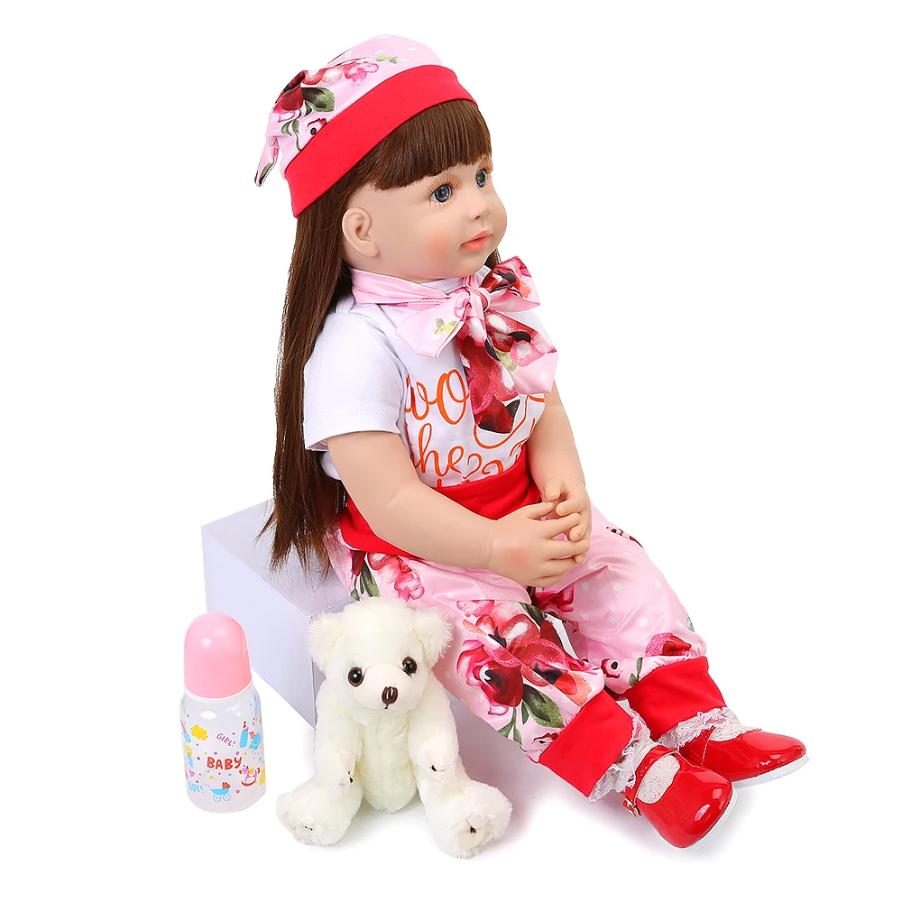 Reborn Baby Dolls, силиконовая кукла 60 см, для новорожденных, Реалистичная, Реалистичная, для малышей, Bonecas, игрушки, кукла, игрушка для детей, рождественский подарок