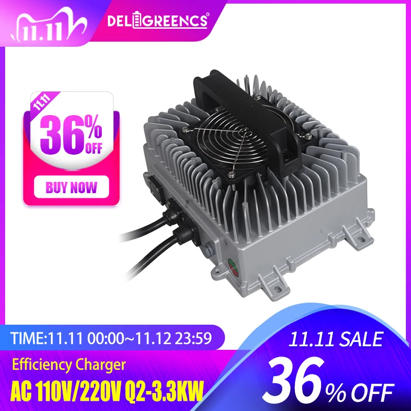 PROD 1005002616245692 EV Charger 3.3KW LifePO4 Lithium ion Battery
Charger 48V 72V 96V 5-45A Enable 1430 TC CAN Protocol Fast Shipping