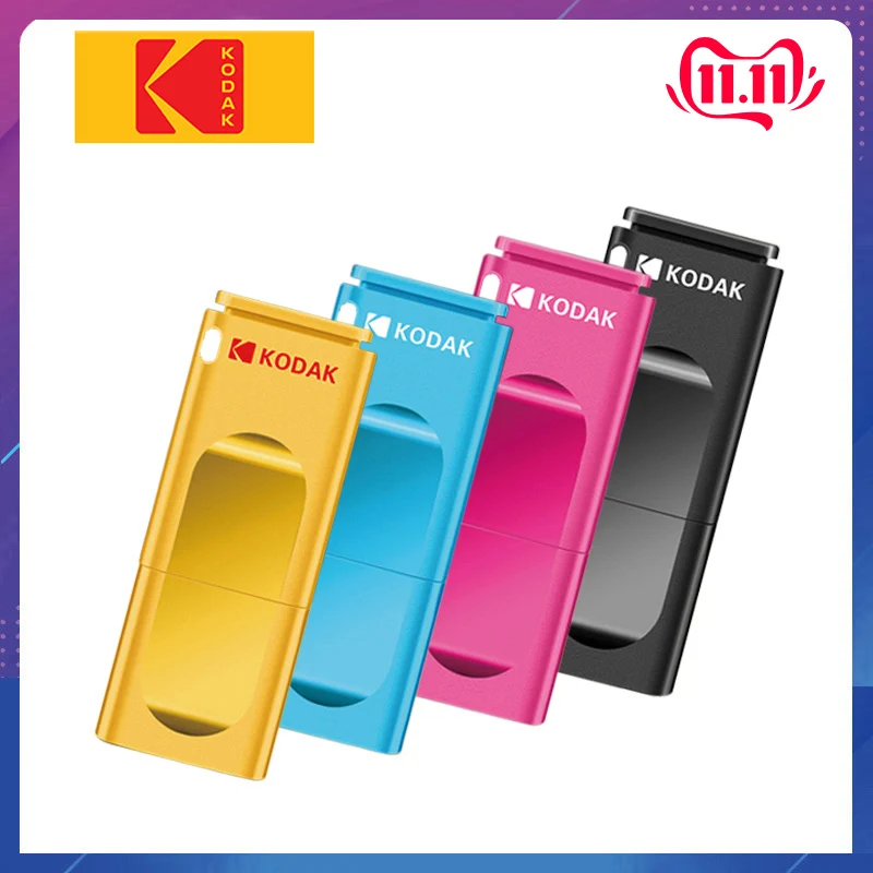 Флэш накопитель Kodak K233 на 16 ГБ флешка usb 3 0 флэш 32 64 мобильный 1|USB флэш-накопители| |