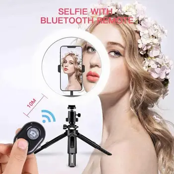 Günstige LED Ring Licht Fotografische Selfie Ring Beleuchtung Mit Erweiterbar Stativ Für Youtube Live Video Studio Tik Tok