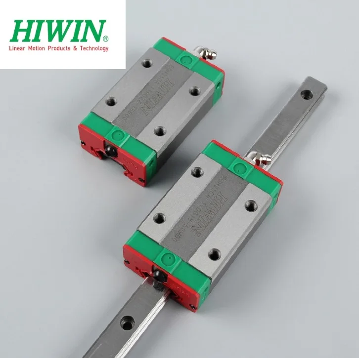 2pcs origial Hiwin rail EGR15-L 1000mm linear guide+ 4pcs EGH15CA carriage blocks for CNC router