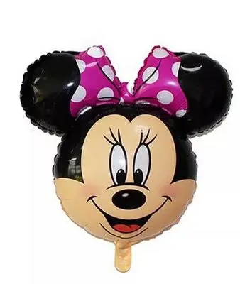 112cm Giant Mickey Minnie Mouse Balloon Cartoon Foil Birthday Party Balloon Kids Birthday Party Decorations Classic Toys Gift - Цвет: Темный хаки