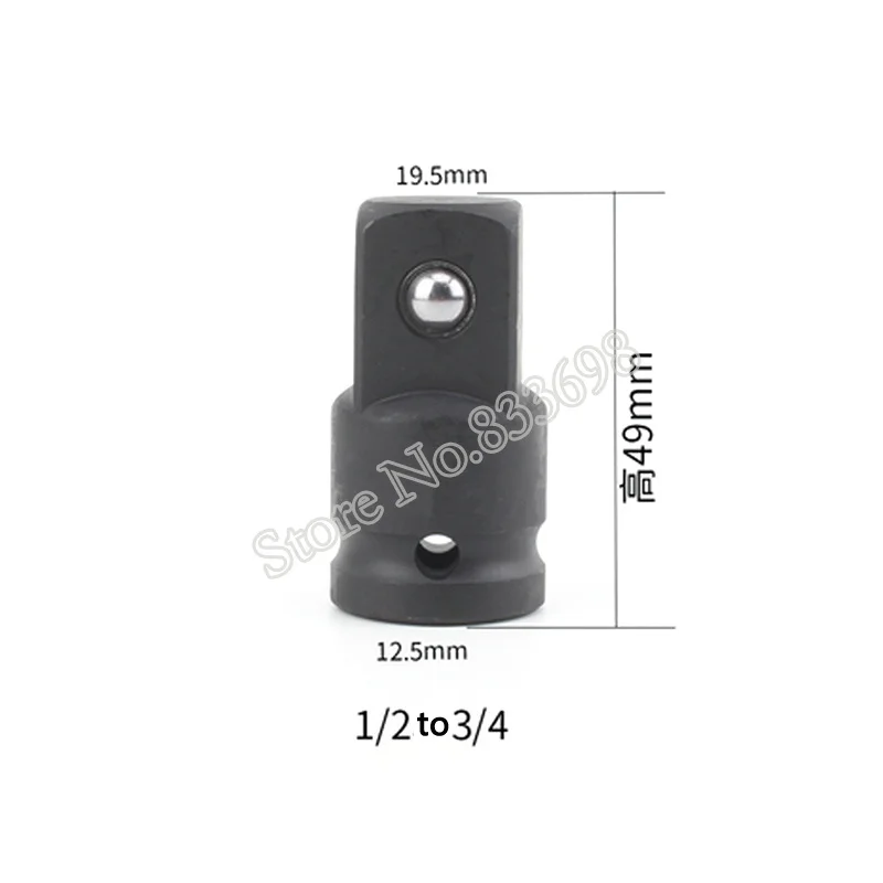Socket Wrench Convertor Adaptor CR-MO 1/2 to 3/8 3/8 to 1/4 3/4 to 1/2 Impact Socket Adaptor Auto Bicycle Garage Repair Tool