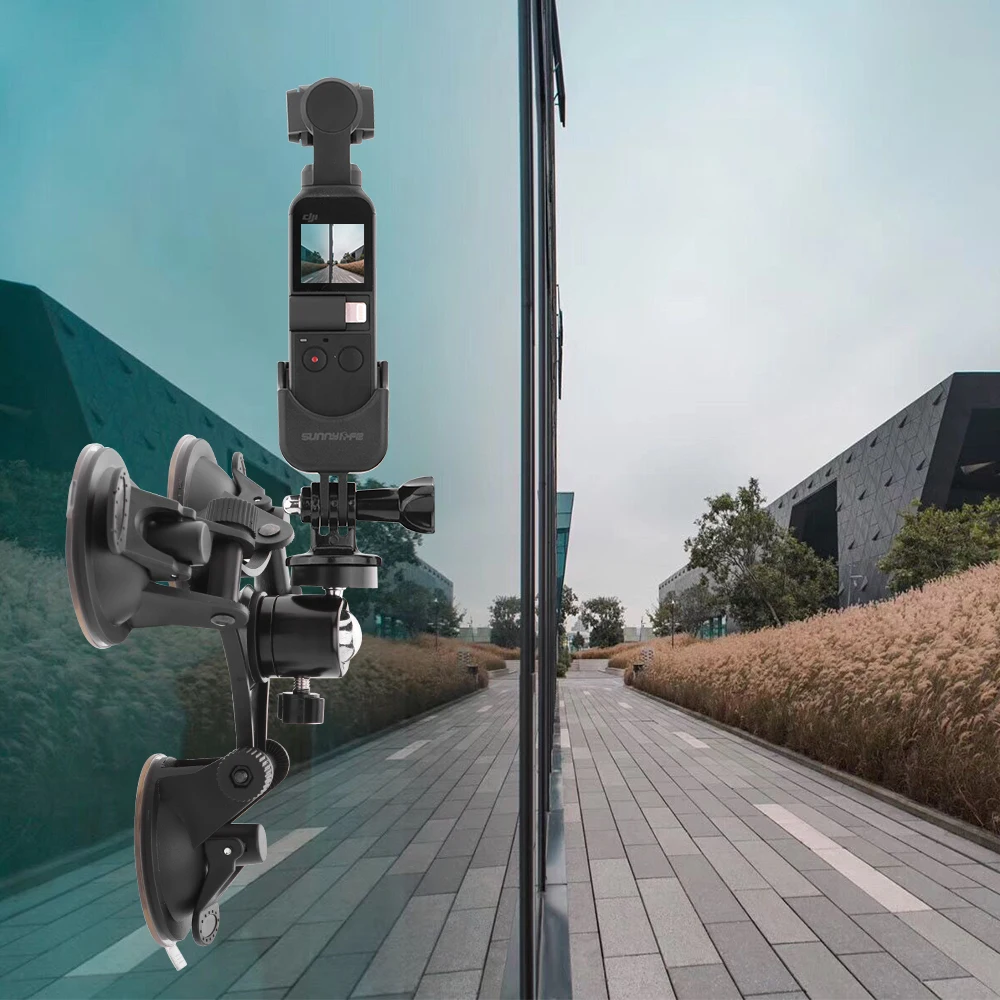 Автомобильный держатель на присоске для DJI Osmo Карманный автомобильный стеклянный присоска держатель для вождения рекордер штативы DJI OSMO карманные аксессуары