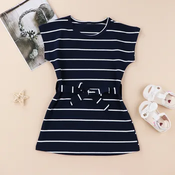 

Kids Dresses For Girls Striped Girls Summer Dress Casual Style Dress Girls Summer Toddler Kids Clothes For 1 2 3 4 5 6 Year old