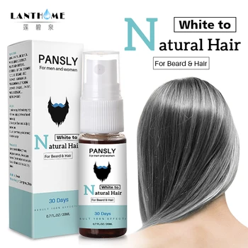 

Magical Herbal Cure White Hair Treatment Spray 20ML Remedies Change Naturally White Gray Hair To Black Permanently In 30 Days