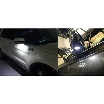 

2009-14 Rear mirror lights Side Puddle White LED 12V For Ford F150 Raptor