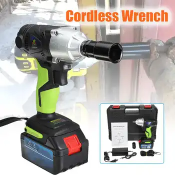 

68V 8000mAh 420N.m Electric Brushless Cordless Impact Wrench With 1 Batteries 1 Charger Home Rechargeable Hand Drill Power Tool