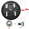 Diameter 99mm/84.5mm Snowboard Binding Mounting Plate Disc 4 Hole Pattern 4 x 4  Spare Parts Strap-In Technine with Screw Fixing 4