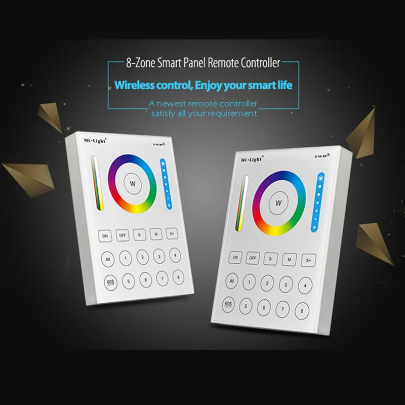 Miboxer 8-зонный RGB + CCT смарт-панель Rmote контроллер 2 4G WIFI беспроводной настенный