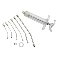 1 Set 10ml/20ml/50ml Birds Feeding Syringe Kit With 6 Pcs Curved Gavage Tubes Bird Feeding Feed Medicine Supplies 1