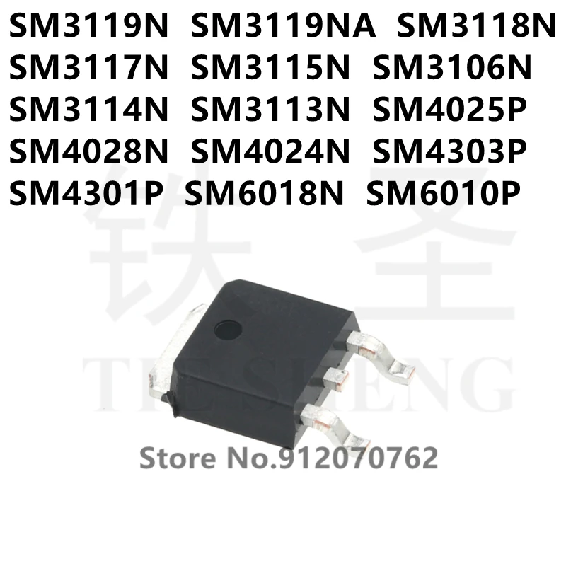 10pcs Sm3119n Sm3119na Sm3118n Sm3117n Sm3115n Sm3106n Sm3114n Sm3113n ...
