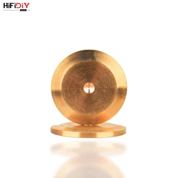 

HIFIDIY LIVE speakers Stand Feet Foot Pad Pure copper gold loudspeaker box Cone Based on the floor M11*21