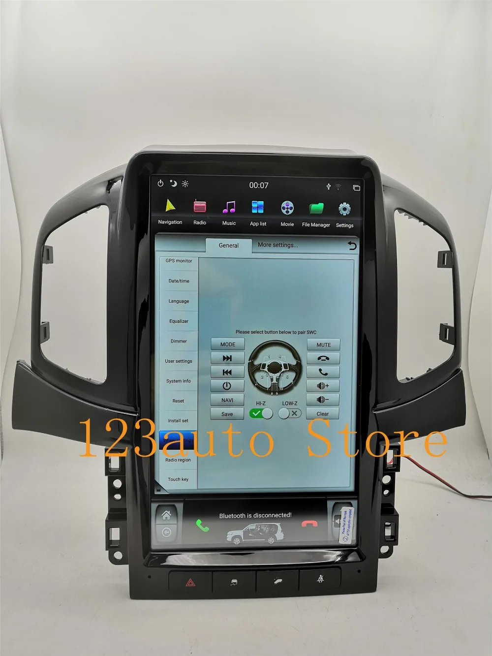 13,6 ''вертикальный экран Tesla стиль Android 8,1 автомобильный DVD gps плеер для Chevrolet Captiva 2013 PX6