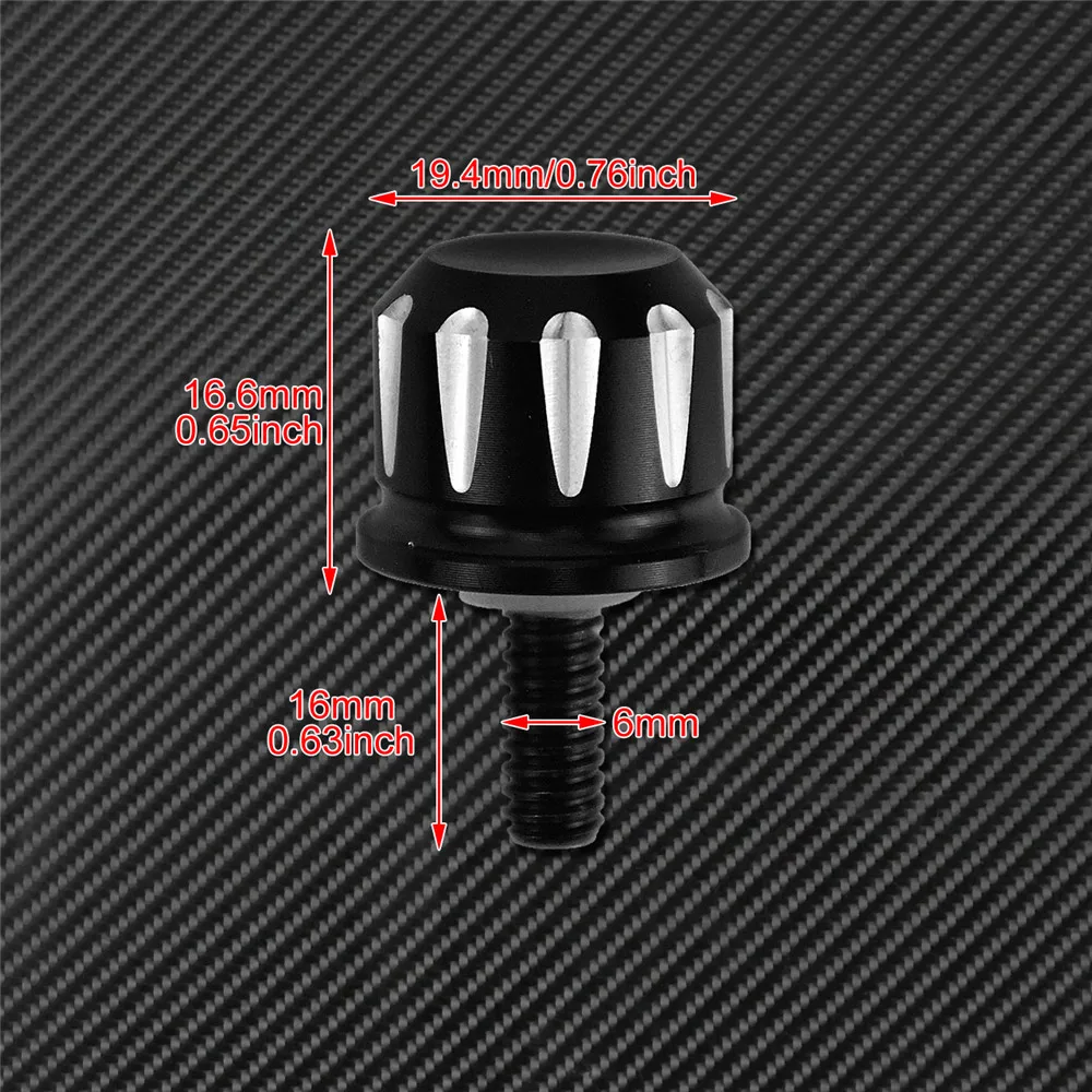Motorcycle Seat Bolt Tab Screw For Harley Touring Road King Street Glide Softail Dyna Sportster XL