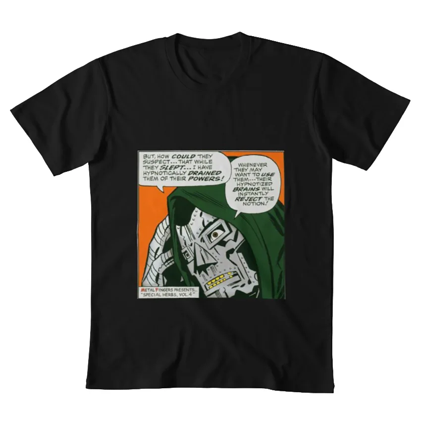 MF DOOM- Metal Fingerz vol.4 T shirt mf doom doom madlib hip hop j dilla quasimoto real hip hop jay dee earl sweatshirt