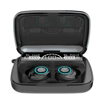 

M17 TWS Wireless Bluetooth V5.1 Headset with Microphone LED Display HiFi Stereo