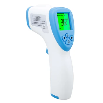 

LCD Backlight Digital Thermometer Infrared Baby Adult Forehead Non-Touch Thermometer Three colors backlight