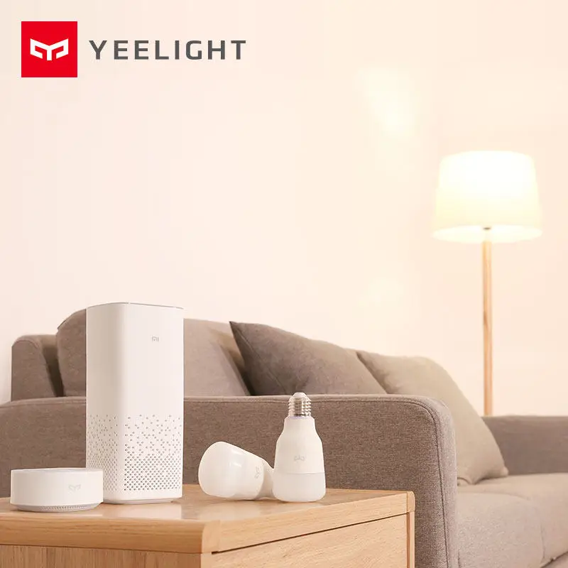 YEE светильник YLDP06YL светильник 10 Вт RGB E27 беспроводной Wi-Fi управление голосовым управлением умная лампа широкий выбор цветов цветная версия
