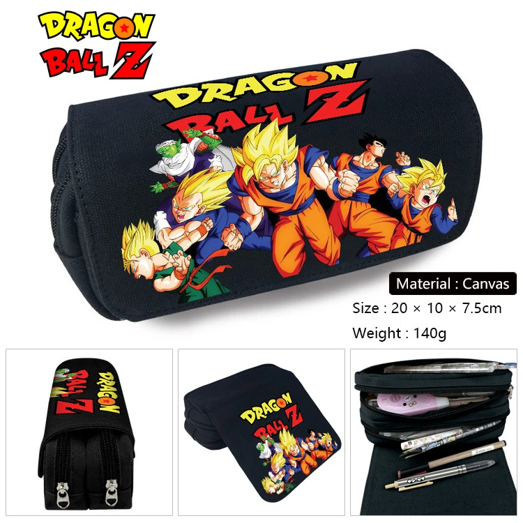 ドラゴンボールペンケース スクールペンホルダー ダブルジッパー ペンシルバッグ ステーショナリーケース メンズコスメティックケース スクールシーズン Aliexpress