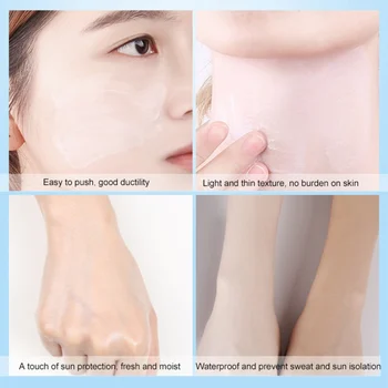 

Facial Sunscreen Moisturizing Cream Light And Breathable Cover Blemishes Sunscreen Cream