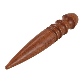 

Promotion! Leather craft Wooden Stick Leather Edge Burnisher Polisher Polishing Tool Red