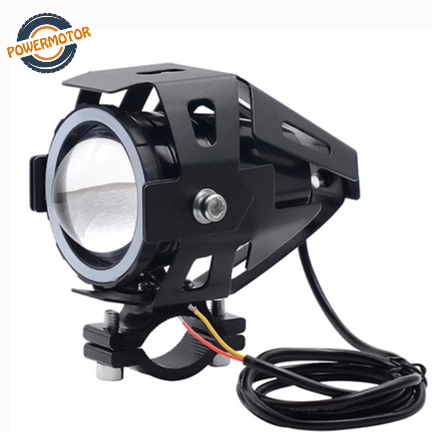 

Universal 4 color motorcycle angel eye headlight LED flashing modified car lights cool decorative lights warning lights