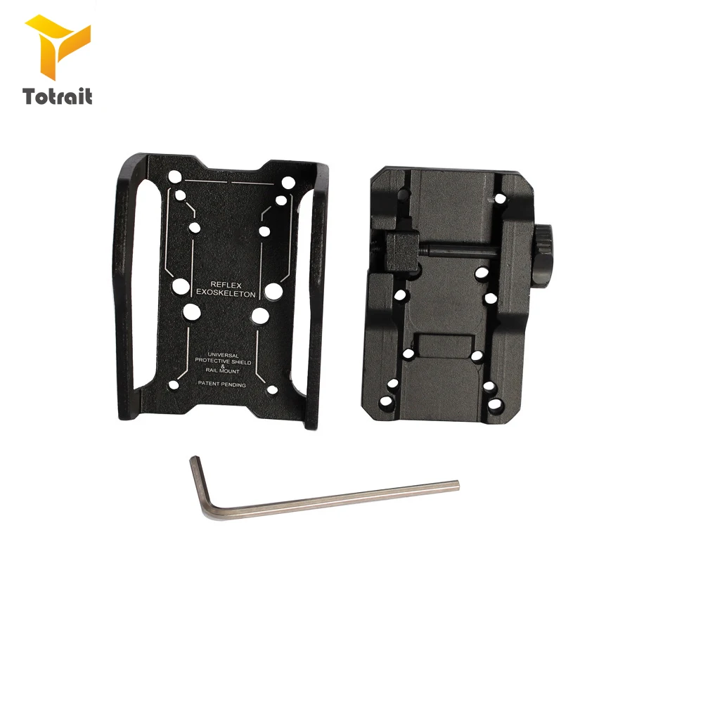 TOtrait Тактический Многофункциональный Универсальный Rex Sight Mount RMR Base Mount Reflex Exoskeleton on Picatinny Rail аксессуары