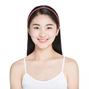 

9pcs Solid Color Women Hair Band Toothed Headband Plastic Hair Hoop for Girls