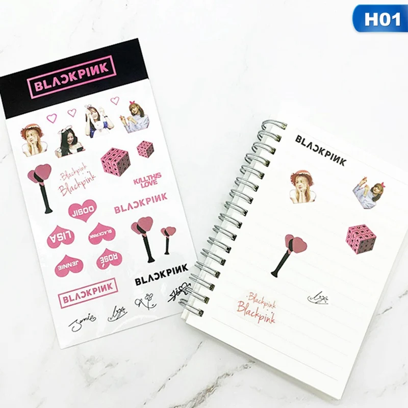 1 шт. водонепроницаемый прозрачный стикер s X1 BLACKPINK EXO дважды NCT DIY стикер для канцелярских товаров Скрапбукинг Декор - Цвет: 1