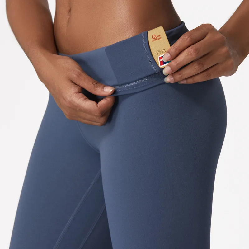 Sports Pants Women Leggings High Waist Peach Hips Gym Leggings Quick-drying Sports Stretch Fitness Pants