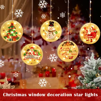 

LED Christmas Lantern Hanging up String Fairy Light Strip Lamp Xmas Party Home Decor YE-Hot