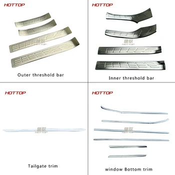 

For Toyota RAIZE 2020 Window Trim Strip inside and outside Threshold Bar Tailgate Decoration Bright Strip Modification