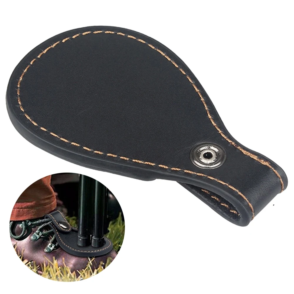Tactical Hunting Leather Toe Pad Military Shooting Barrel Rest Pad Toe