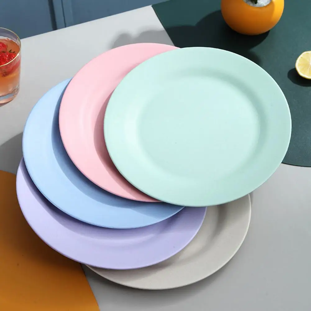 Snack Plate Unique Practical Heat-resistant Dinner Dishes Plastic Food Grade Material Kitchen Accessories